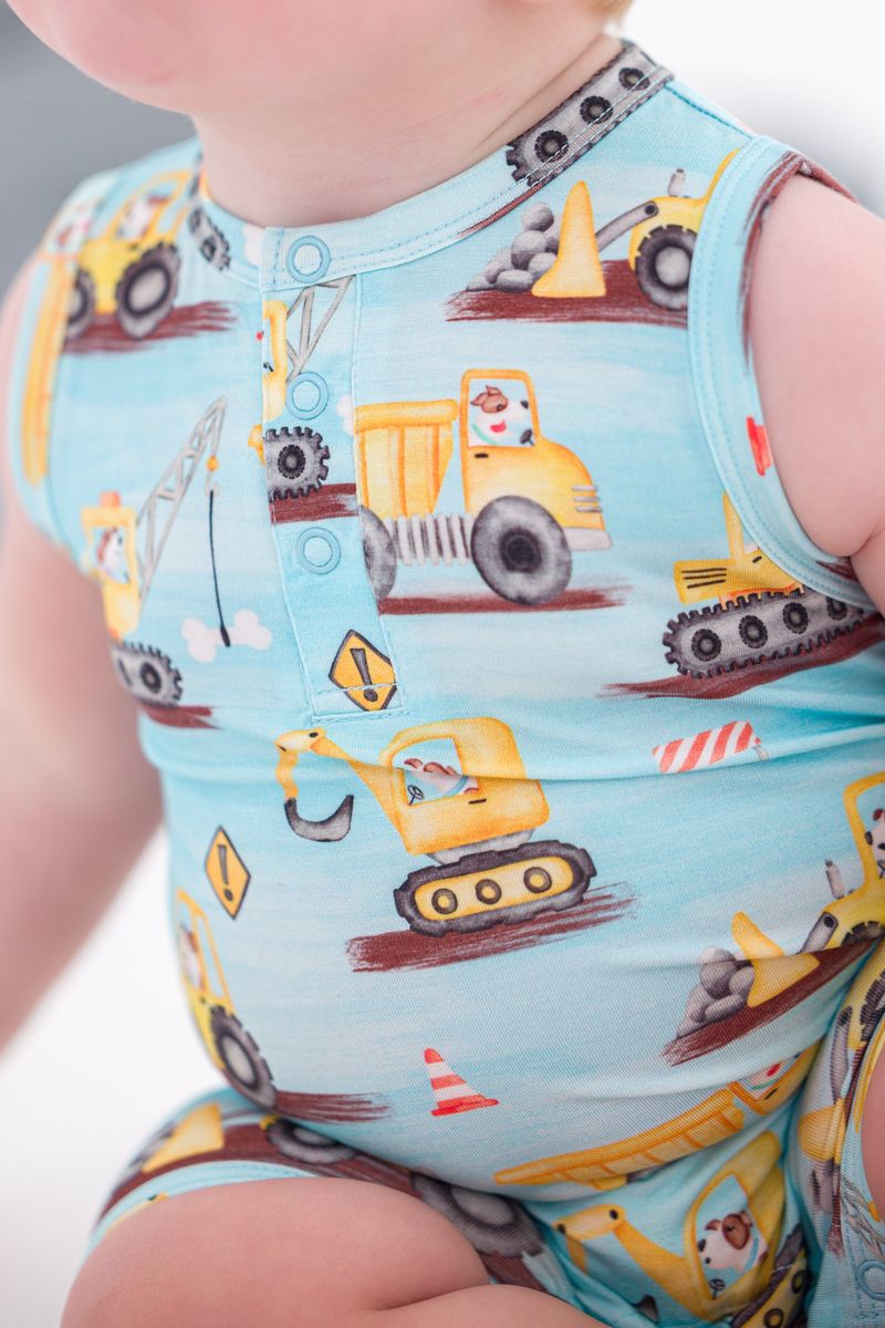 Hard Hat Hounds Shortie Romper