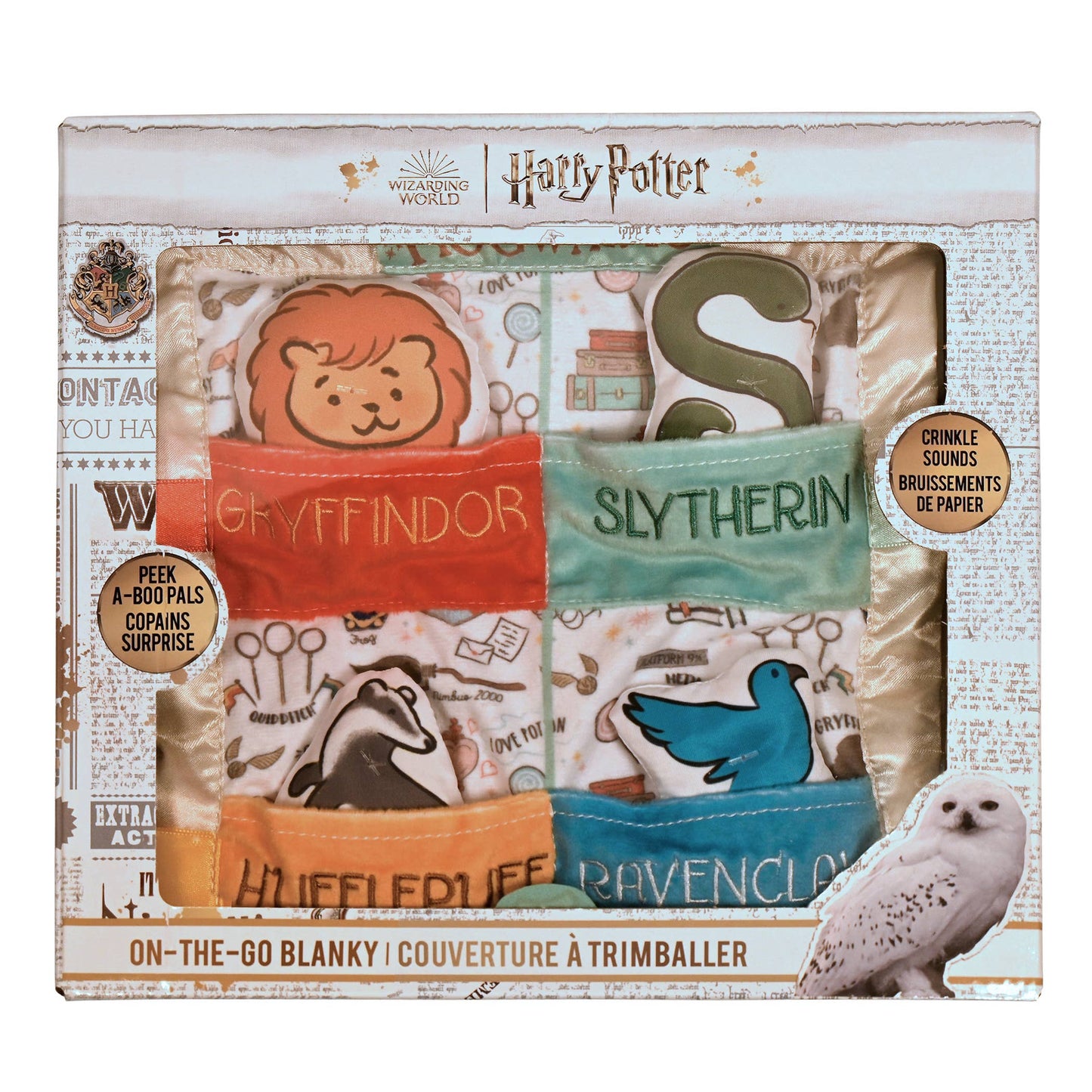 Harry Potter On-the-Go Hogwarts Houses Blankey