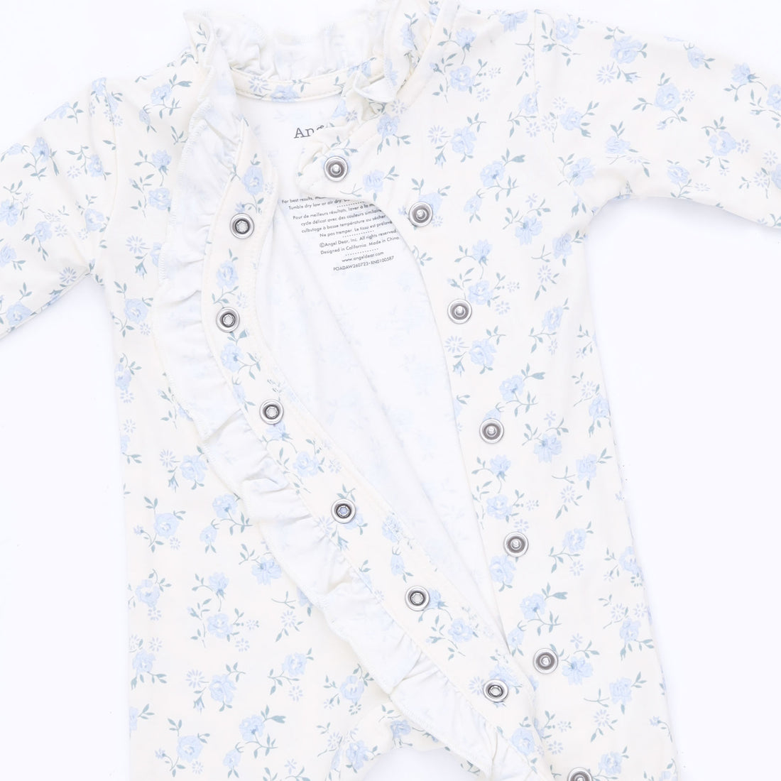Rose Briar - Kimono Ruffle Snap Footie