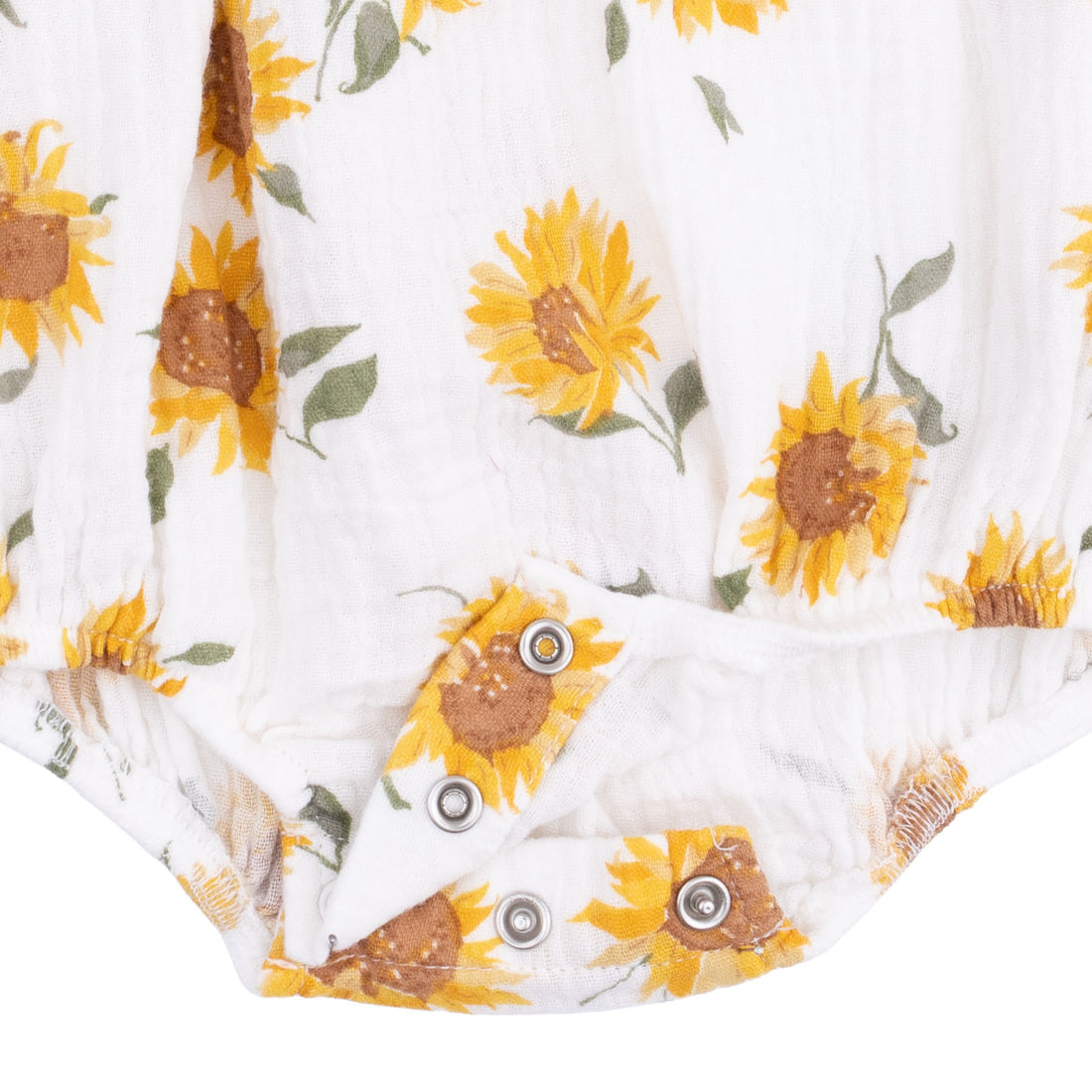 Baby Sunflower - Bubble with Peter Pan Collar
