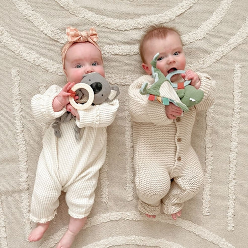 Dino Bitzy Crinkle™ Sensory Toy with Teether