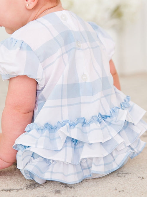 Puff Sleeve Smocked Romper