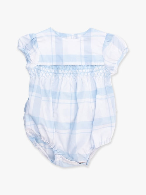 Puff Sleeve Smocked Romper
