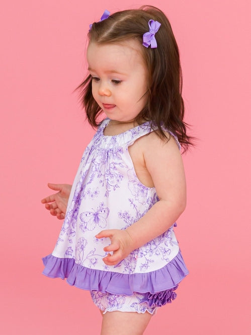Wisteria Purple Swing Top and Bloomer