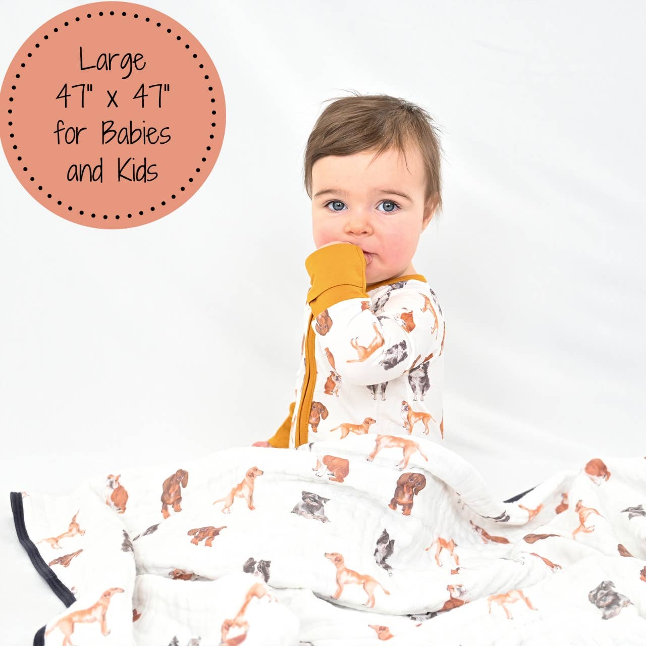 Dog Baby Muslin Quilt