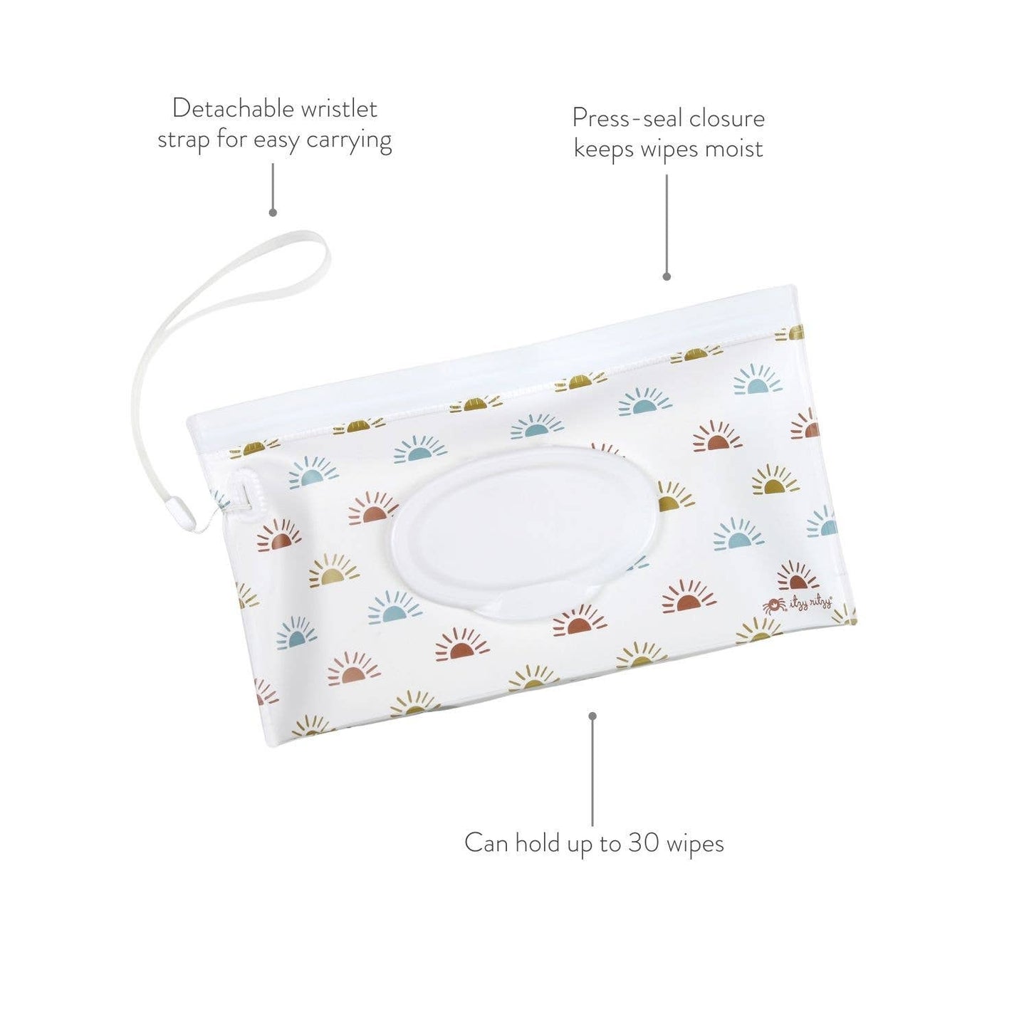 Take & Travel™ Pouch Reusable Wipes Case - Leopard