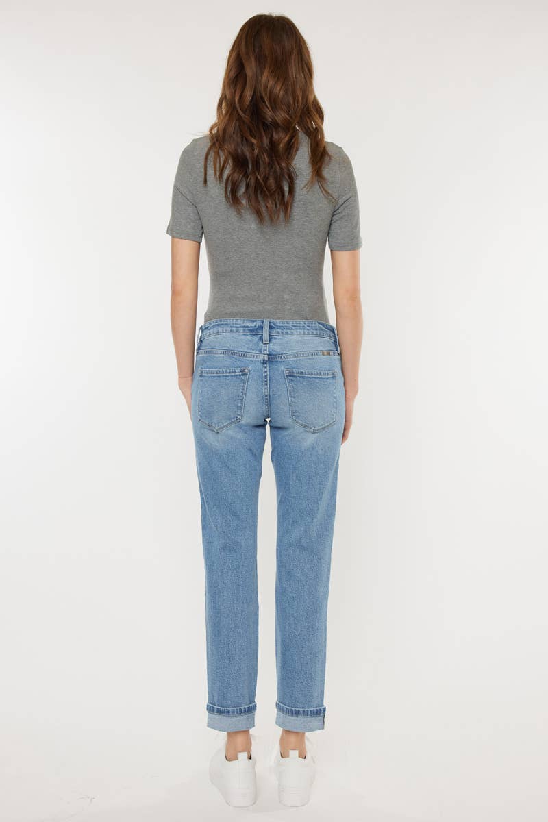 Kancan Yasmin Boyfriend Maternity Jean