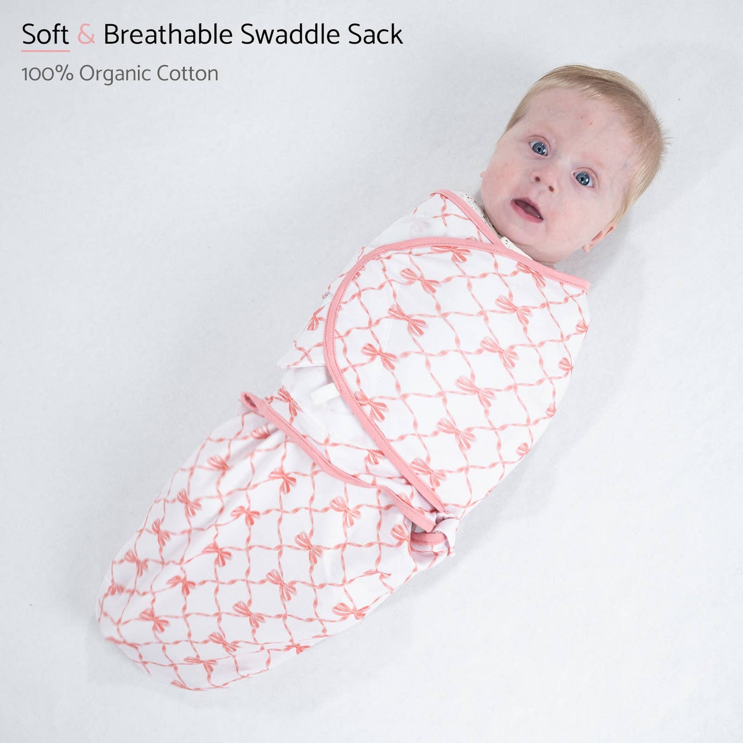 Beautiful Bows Baby Sleep Swaddle
