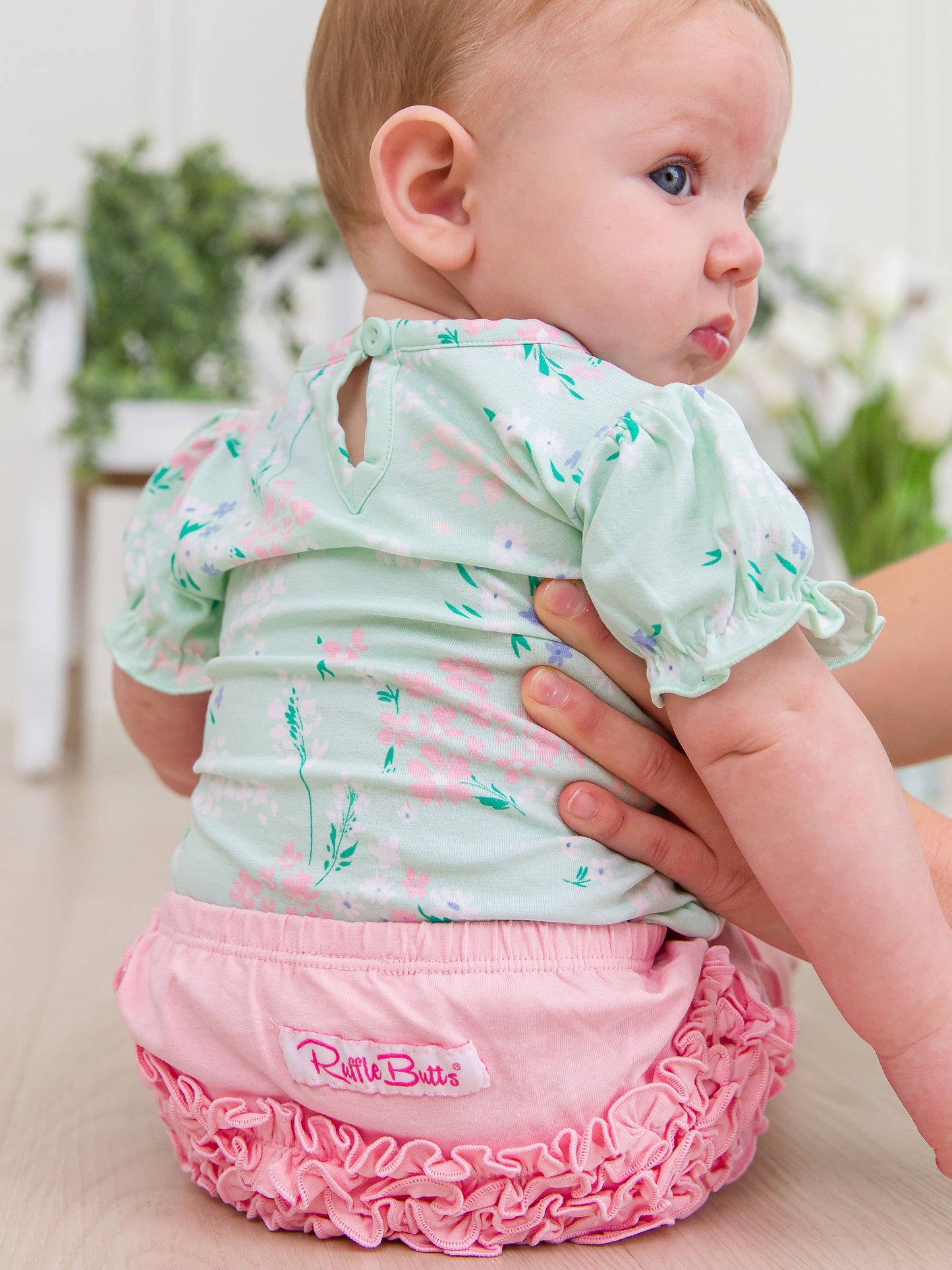 Mint Meadow Puff Short Sleeve Bodysuit
