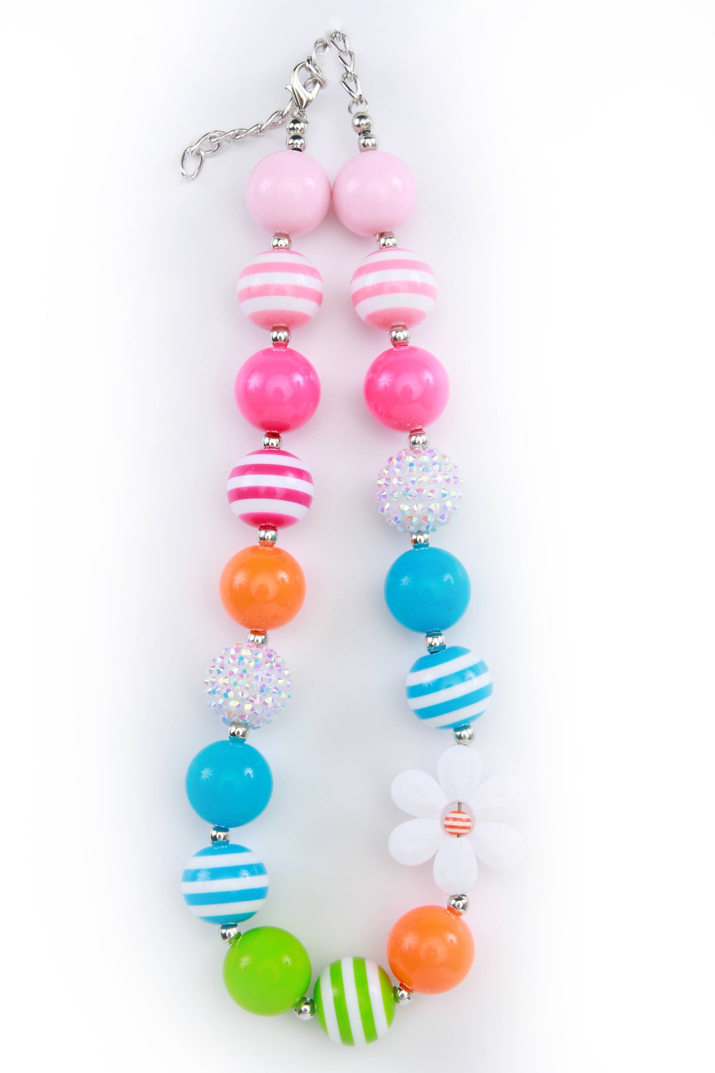 Spring Flower Chunky Necklace