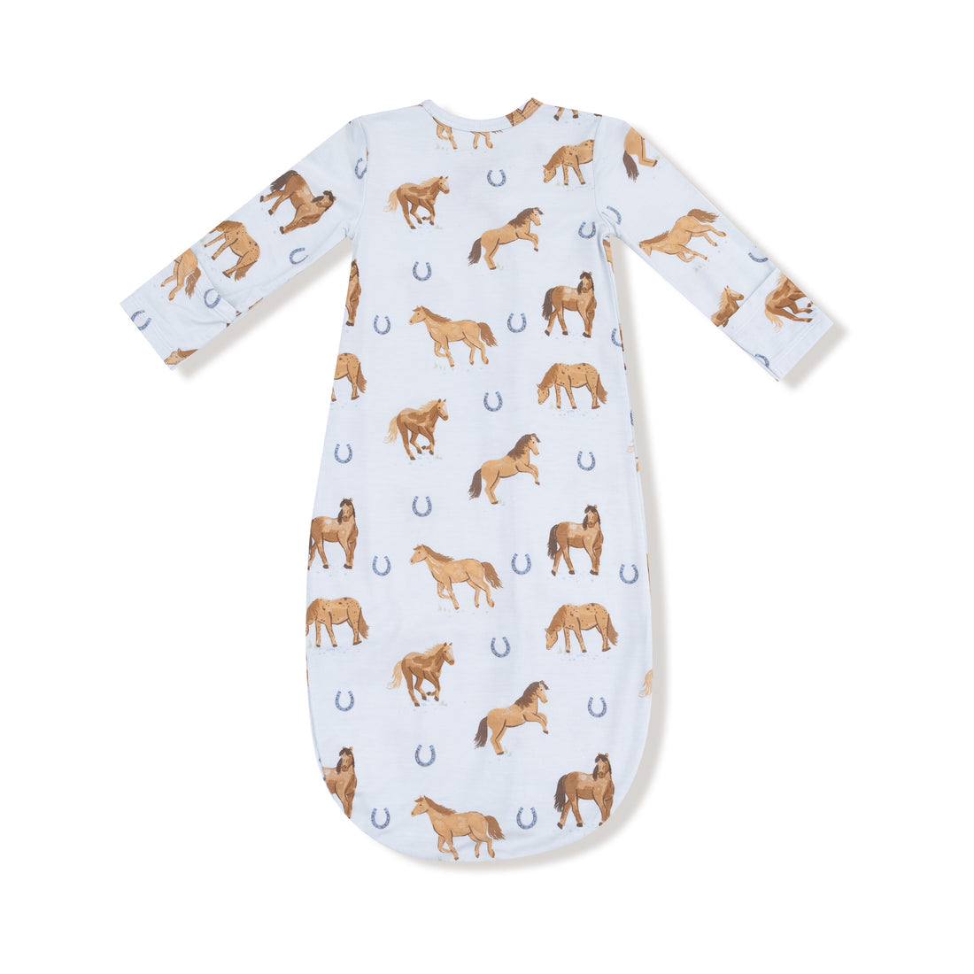 Bundle Gown - Blue Horses