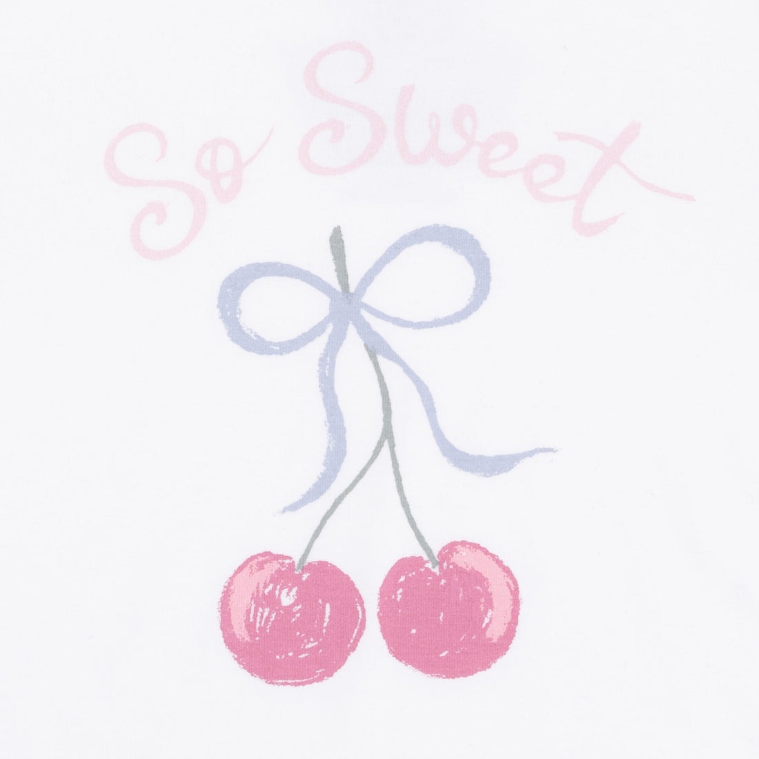 Sweet Bow Cheries - Ruffle Tee and Bike Shorts