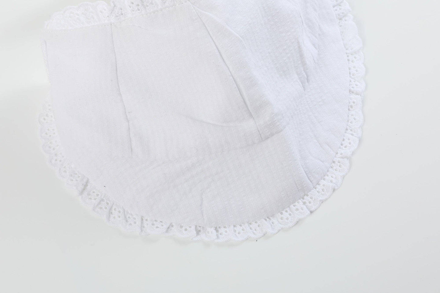 White Summer Baby Bonnet