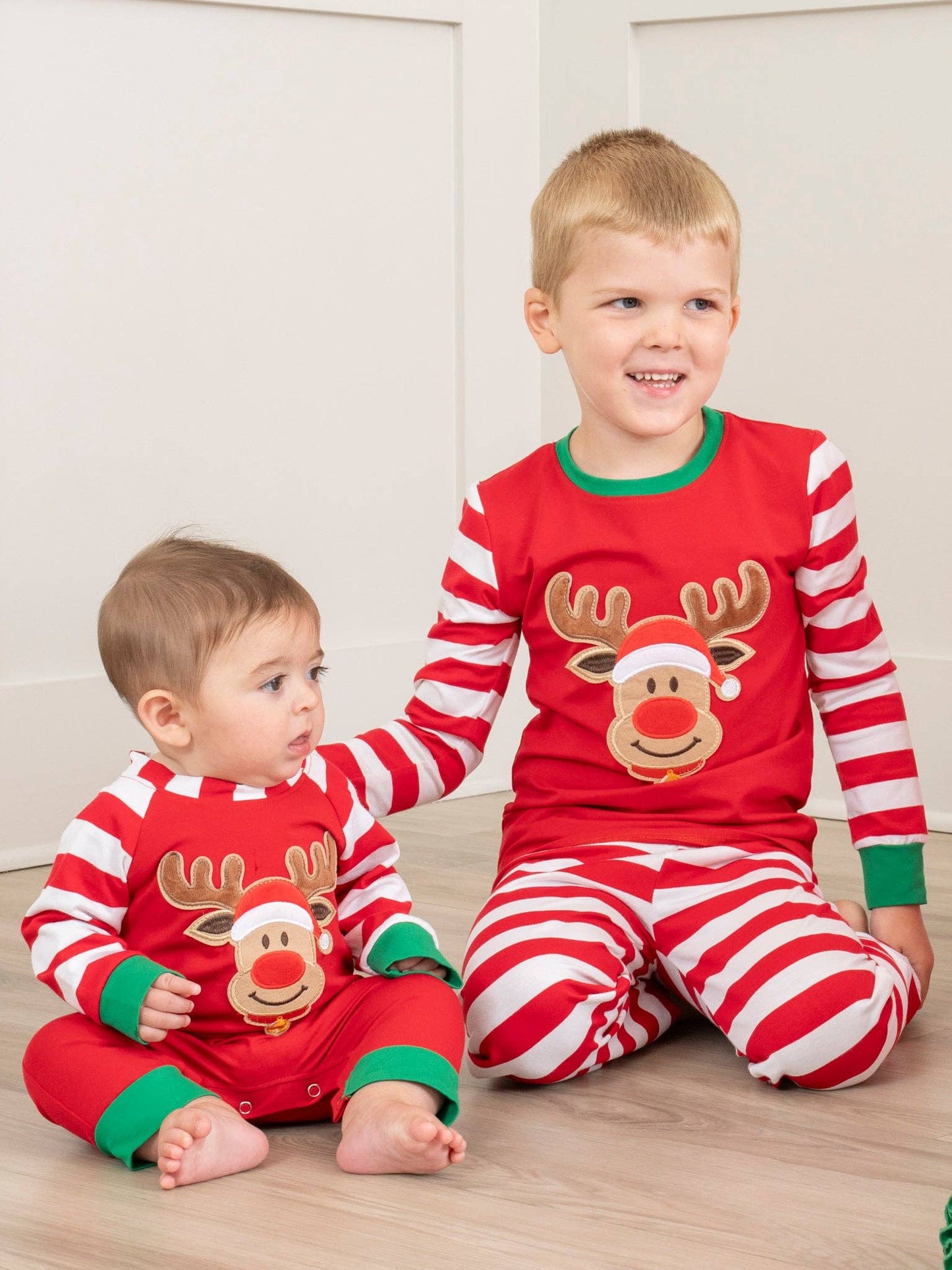Christmas Reindeer Romper Pajamas