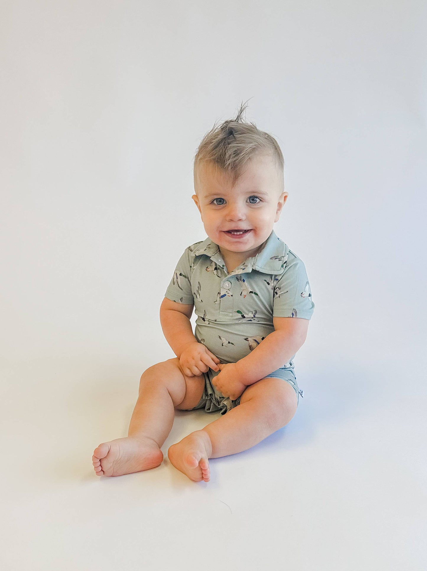 Mallards SS Polo Romper