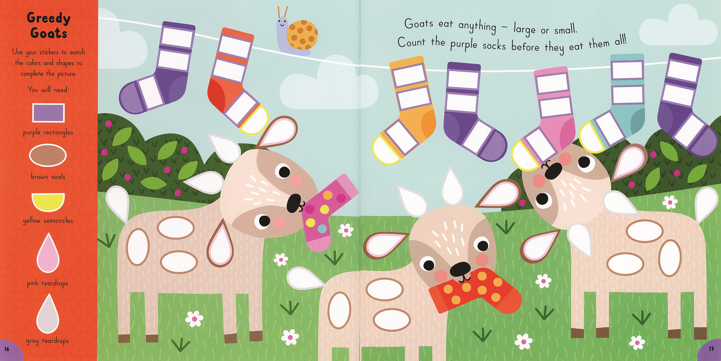 Match and Stick: On the Farm