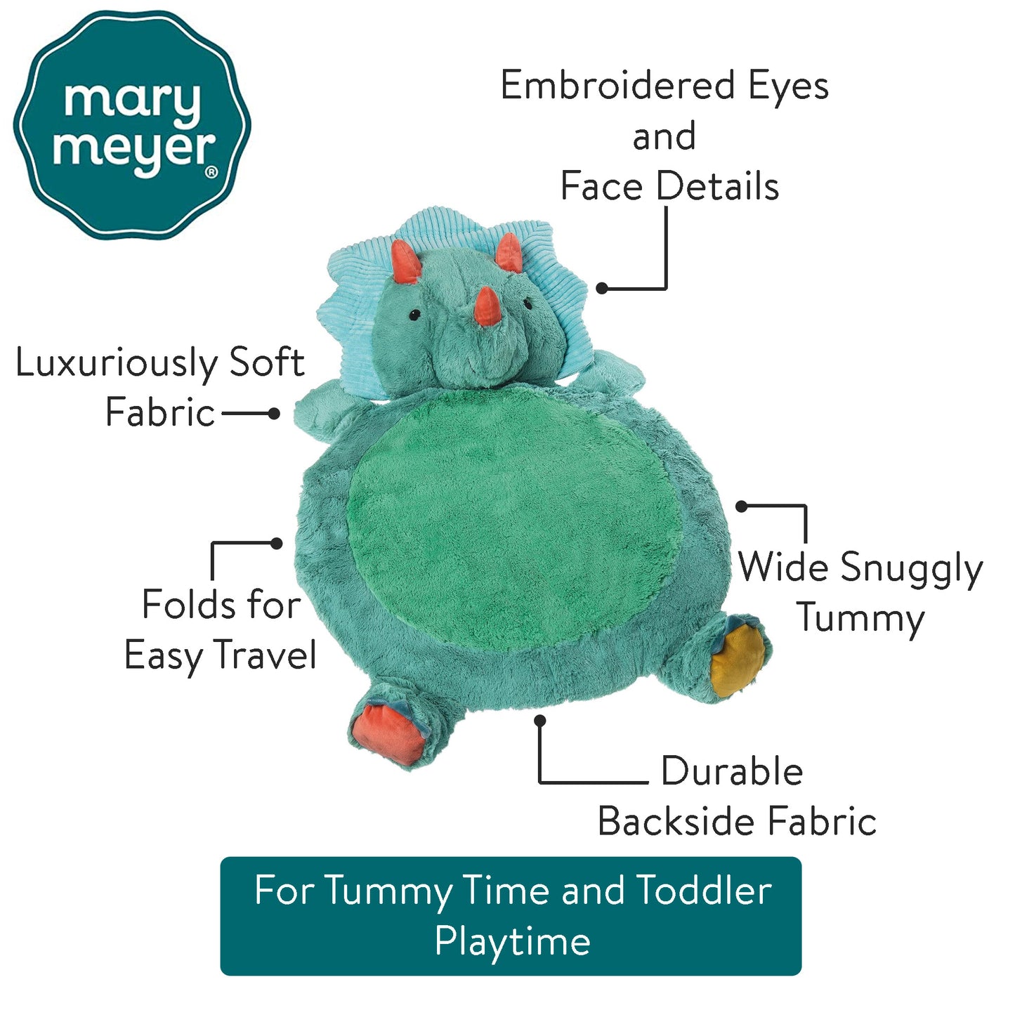 Pebblesaurus Baby Mat