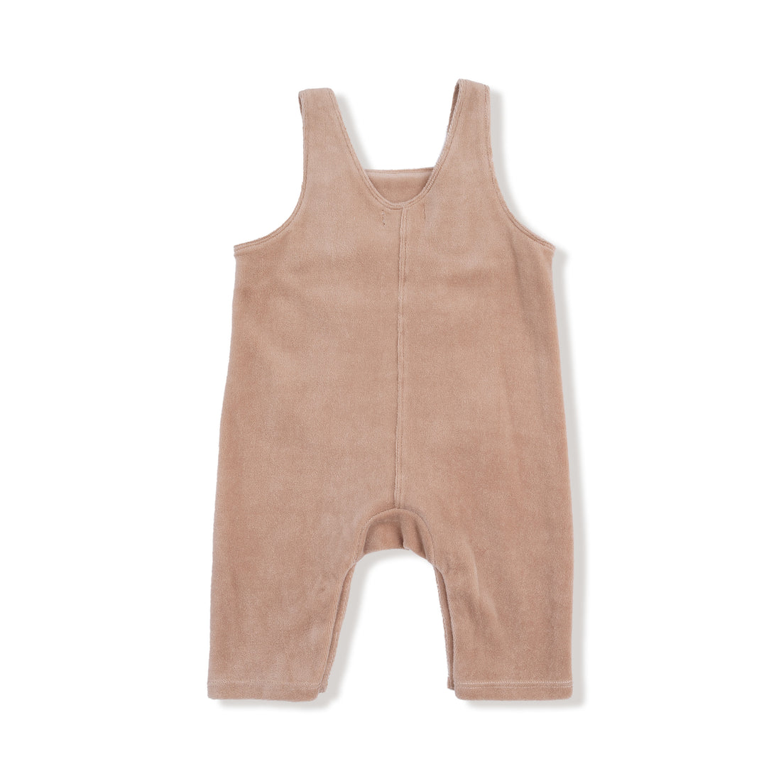 Overalls - Velour Teddy Bear