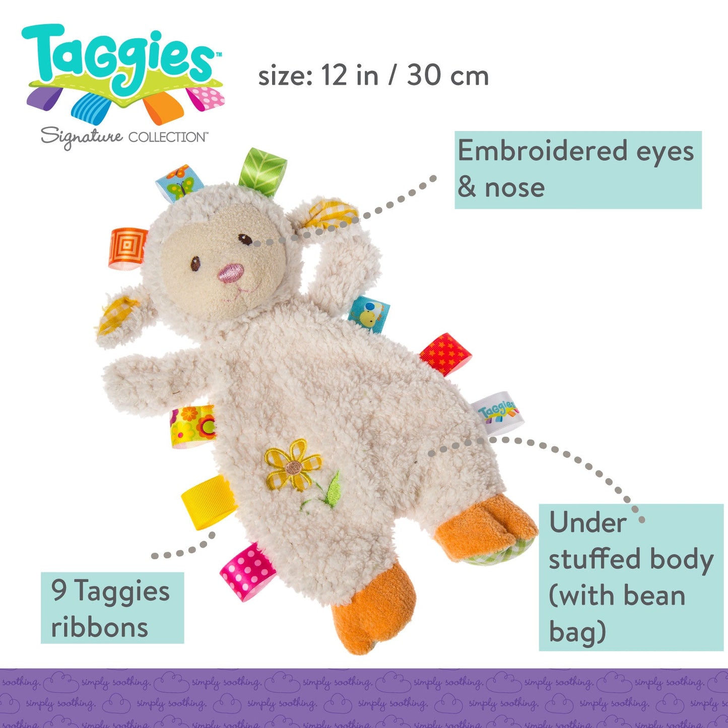 Taggies Lovey Harley Raccoon