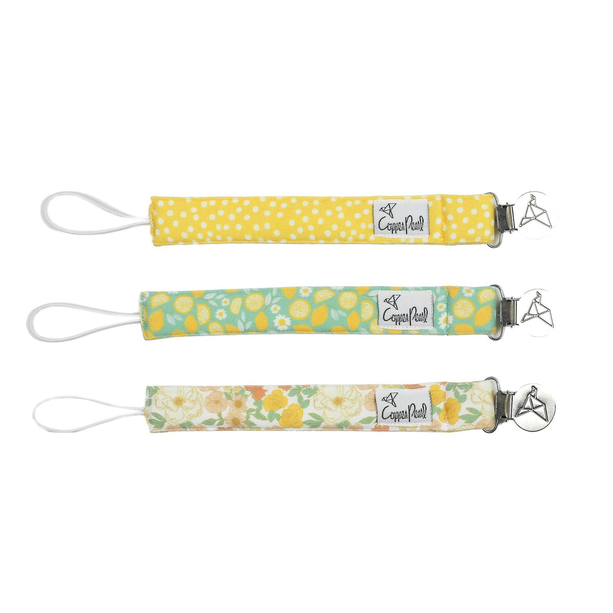 Binky Clip Set - Lemon