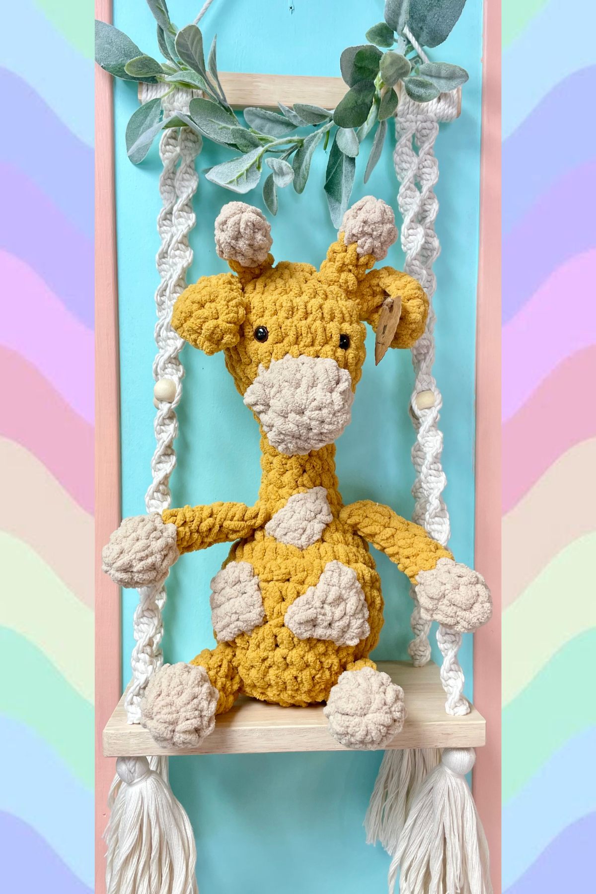 Handmade Heartbeat Giraffe