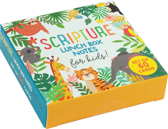 Scripture Lunch Box Notes for Kids! (Set of 60 Cards)