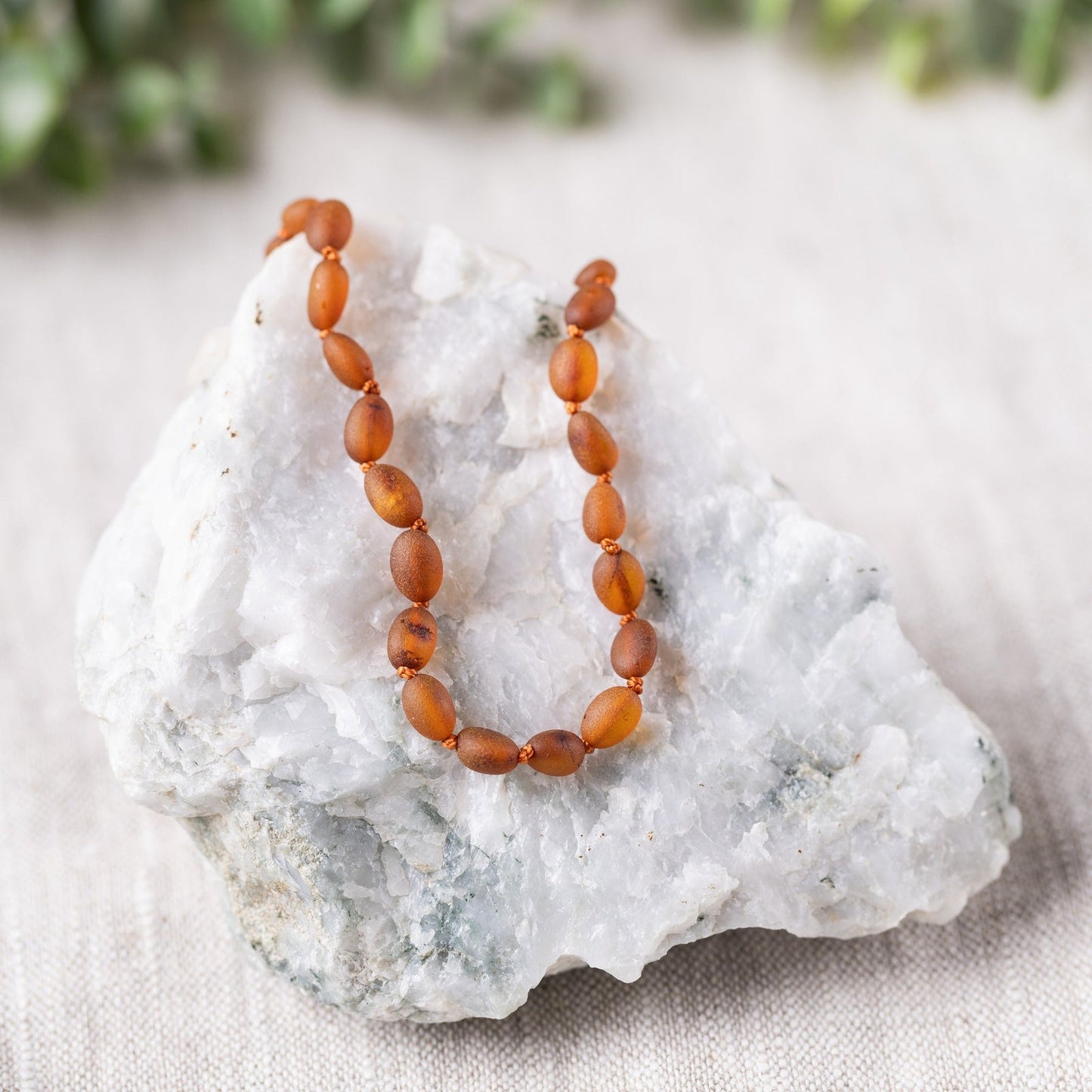 Genuine Gemstone + Baltic Amber Jewelry