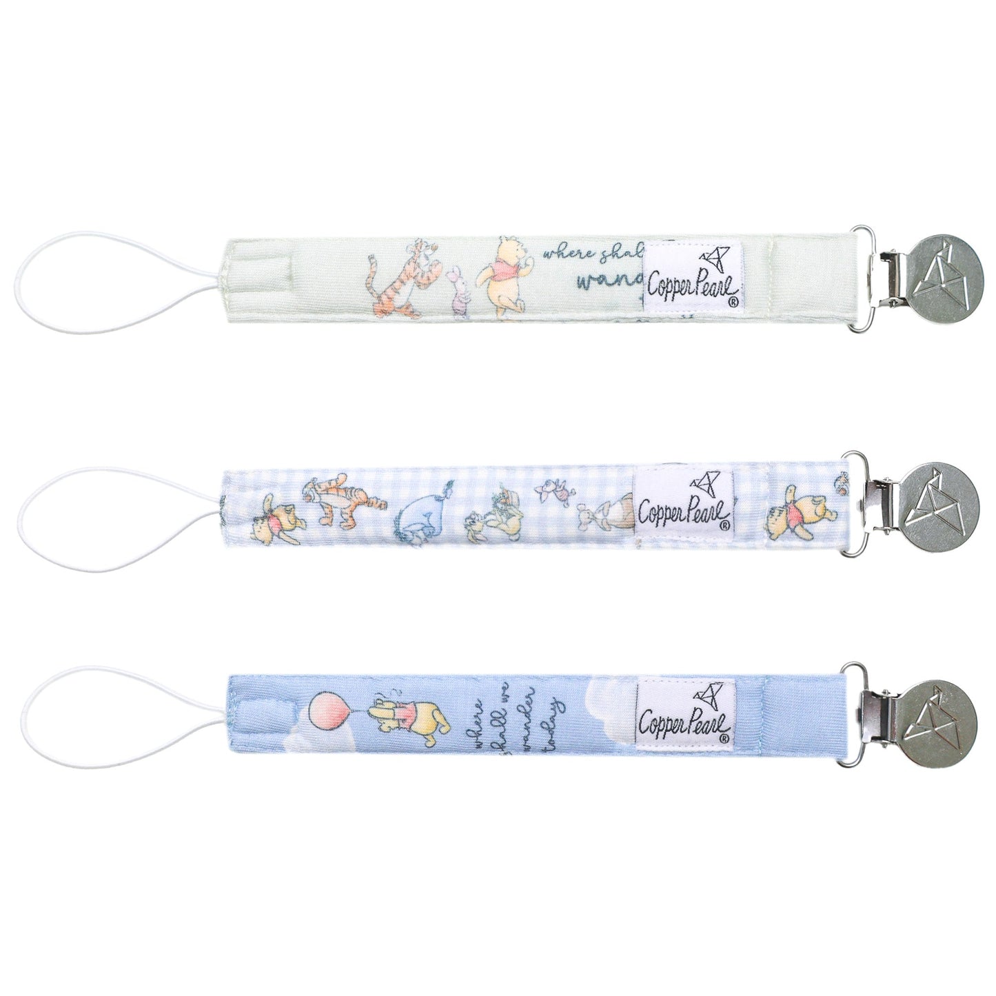 Binky Clip Set - Hundred Acre Wood