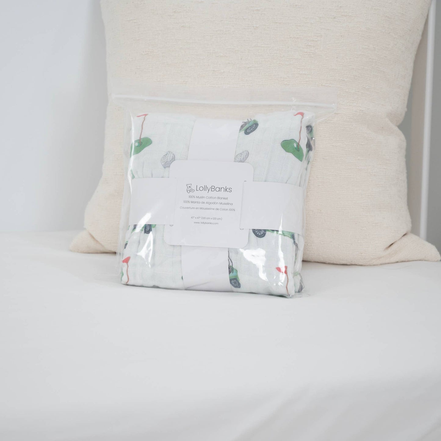 Golf A Round Baby Muslin Quilt