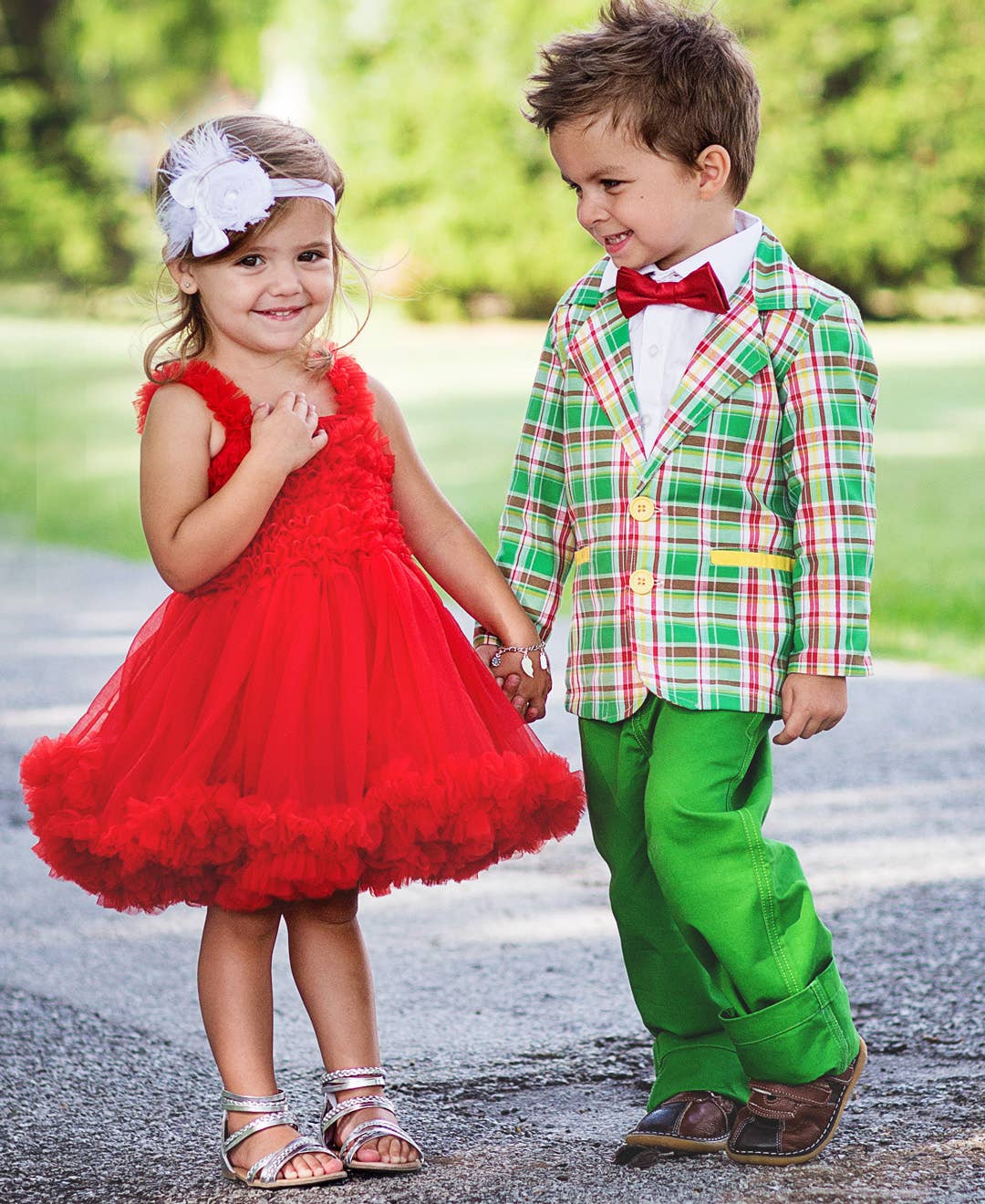 Girls Red Tulle Sleeveless Princess Petti Dress