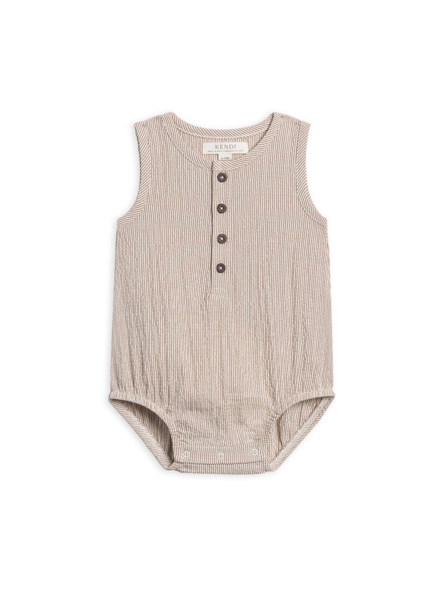 Wren Seersucker Bubble Romper