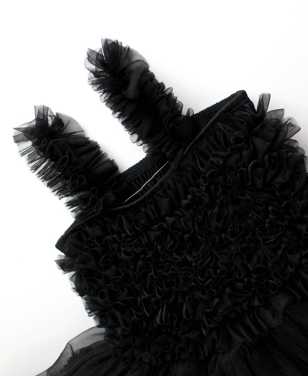 Girls Black Tulle Sleeveless Princess Petti Dress