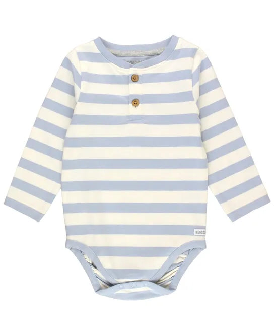 Knit Long Sleeve 2-button Henley Bodysuit
