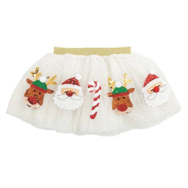 White Christmas Tutu 12M-2T