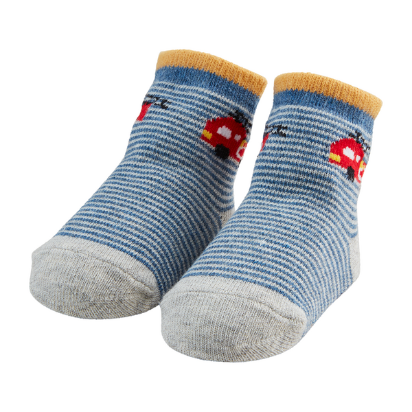 Fire Truck Baby Socks