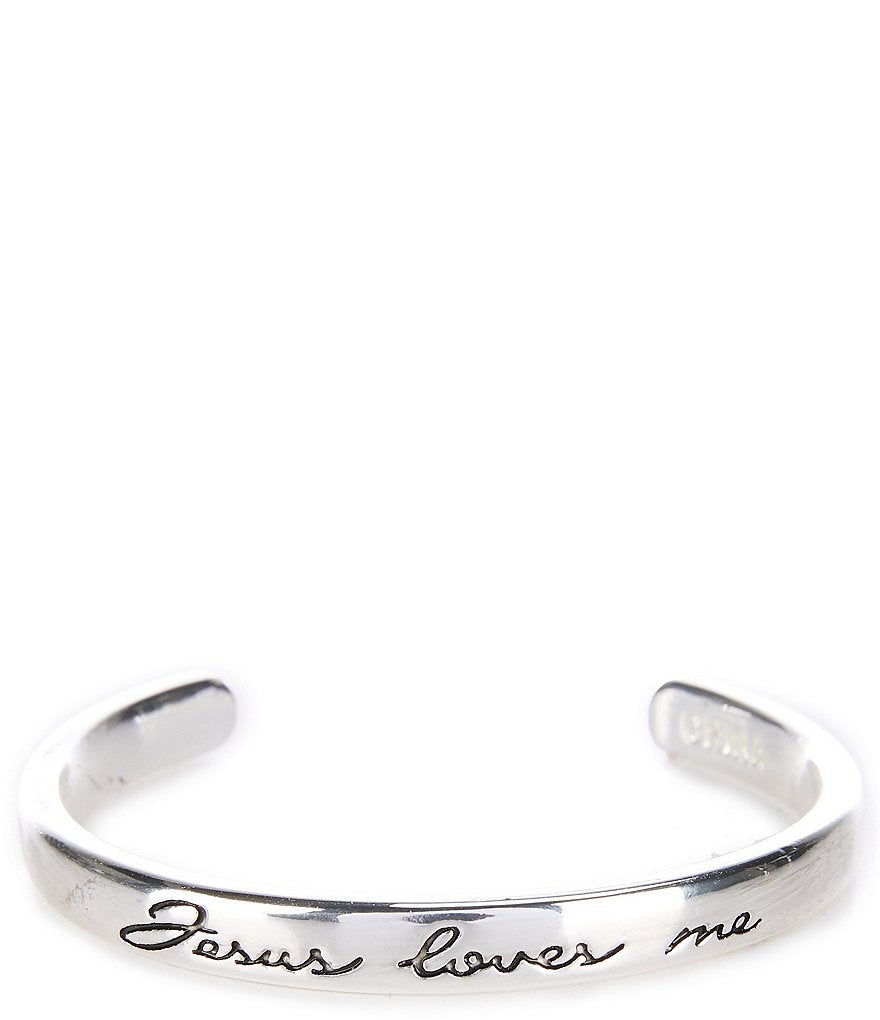 Jesus Loves Me Cuff Bracelet