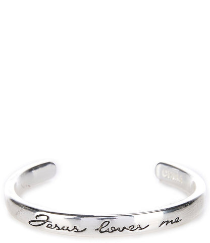 Jesus Loves Me Cuff Bracelet