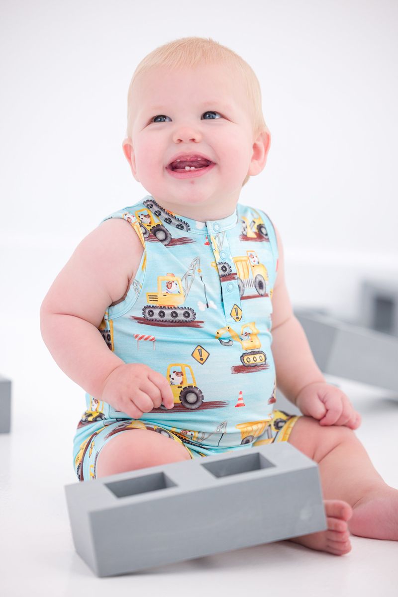 Hard Hat Hounds Shortie Romper