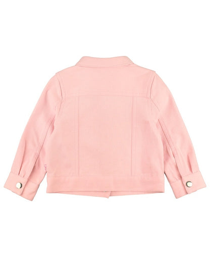 Pink Stretch Denim Jacket