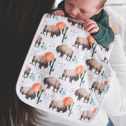 Burp Cloths - Bison