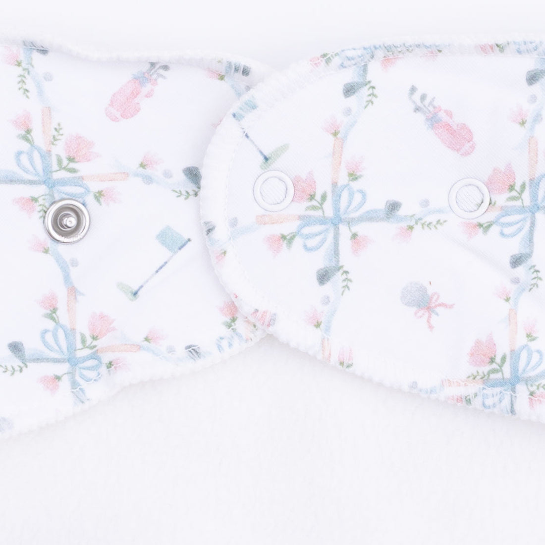 Bandana Bibs - Golf Trellis - Pink