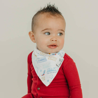 4 Pack Baby Bandana Bibs - Christmas Classics