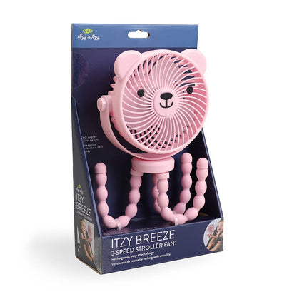 Itzy Breeze 3-Speed Stroller Fan™ (Pink)