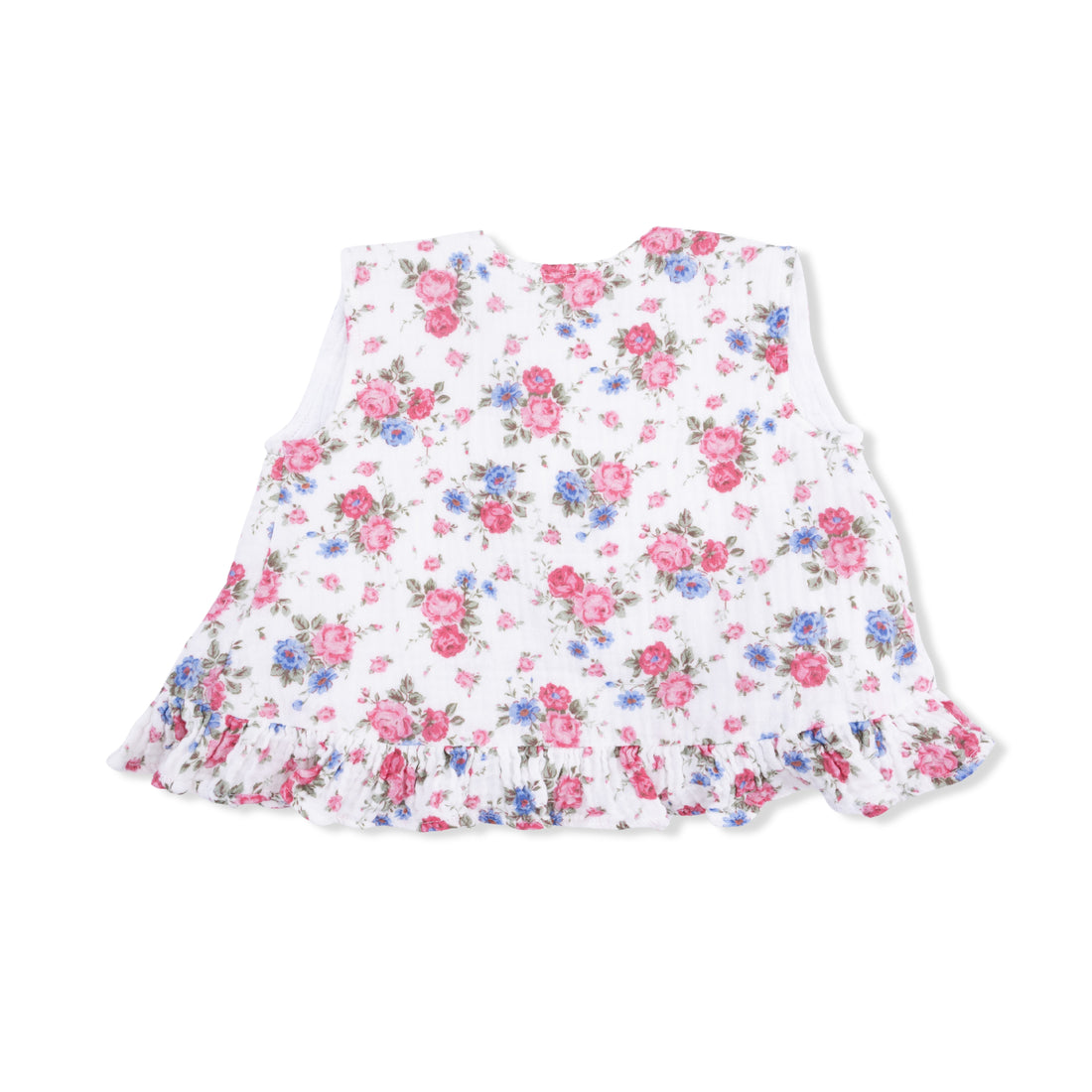 Cabbage Roses - Ruffle Back Top and Bloomer