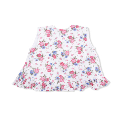 Cabbage Roses - Ruffle Back Top and Bloomer