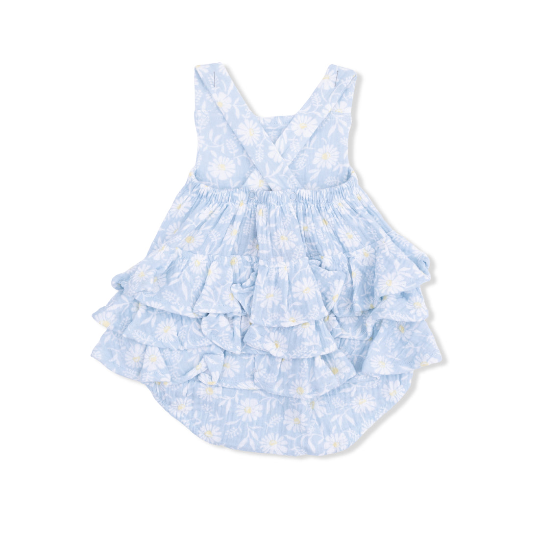 Ruffle Sunsuit - Western Daisies