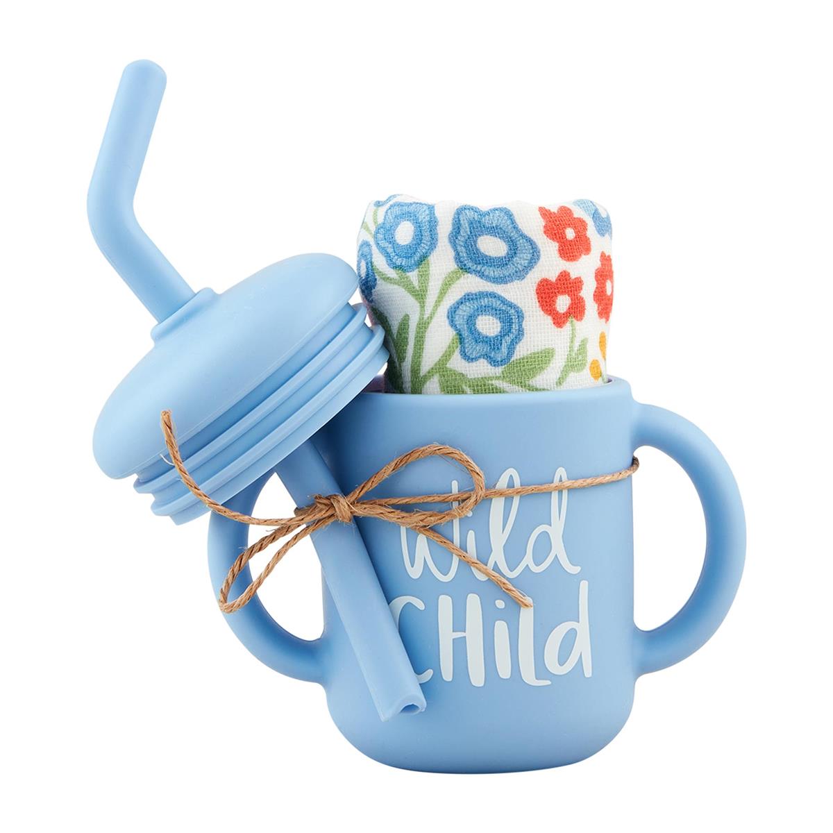 Wild Child Silicone Cup / Bib set