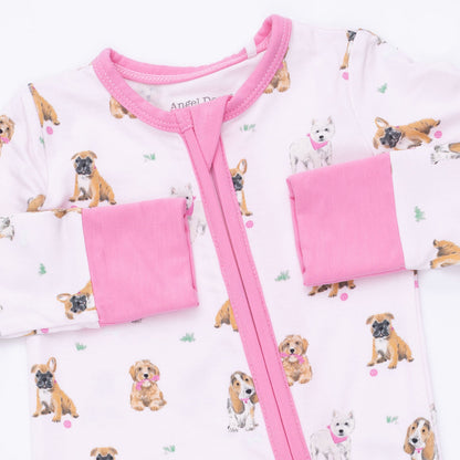 Bestie Dogs Pink - Convertible Romper