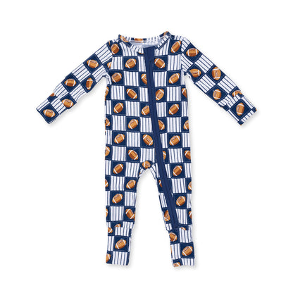 Football Patchwork - Convertible Romper