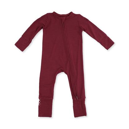 PB Mules Solid Oxblood Red - Convertible Romper